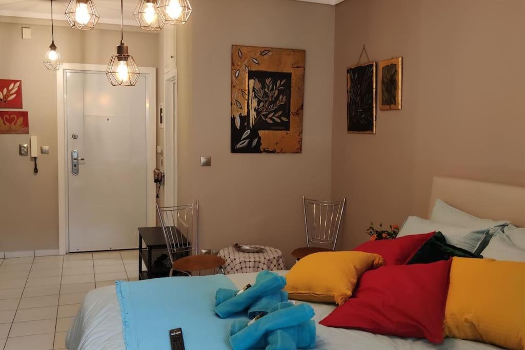 Cozy Studio, 1Min From Kamara Thessaloniki Exterior foto